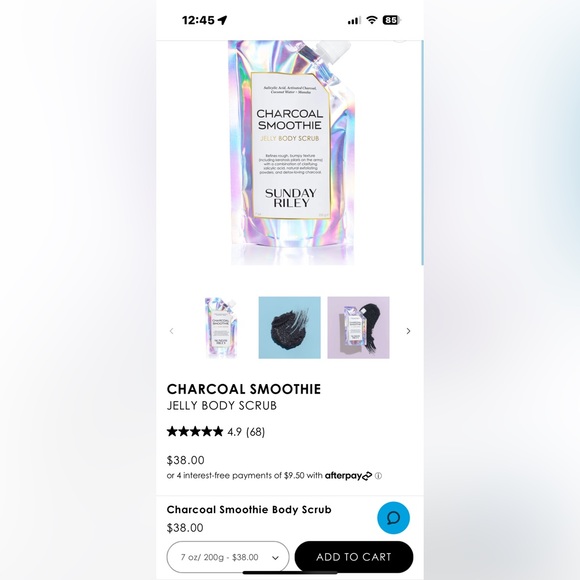 Sunday Riley Charcoal Smoothie - Picture 2 of 2